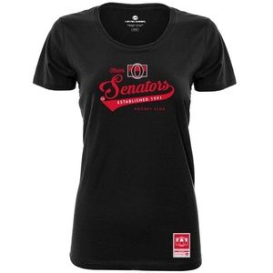 NHL Ottawa Senators Ladies Capital Script T-Shirt